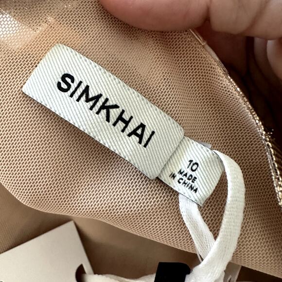 New Jonathan Simkhai Brielle Bustier Gown - Picture 6 of 7